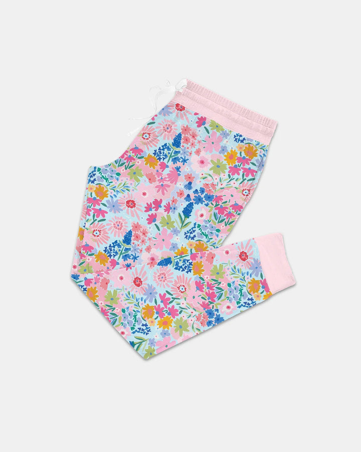 Little Flower Garden Matching Bamboo Women Pajama Set