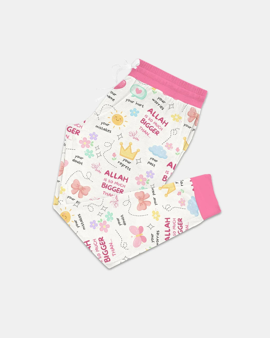 "Allah Is So Much Bigger Than..." Family Matching Women Pajama Set