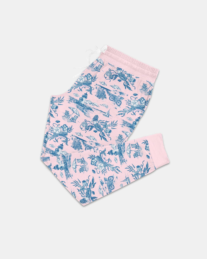 Summer Toile Bamboo Women Pajama Set
