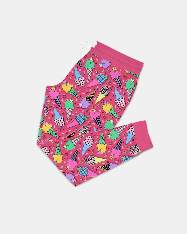 Summer Retro Ice Creams Family Matching Bamboo Women Pajama Set