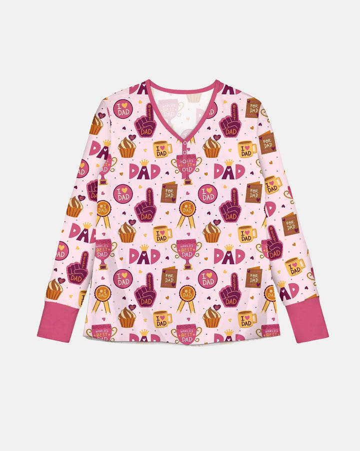 World's Best Dad Bamboo Women Pajama Set