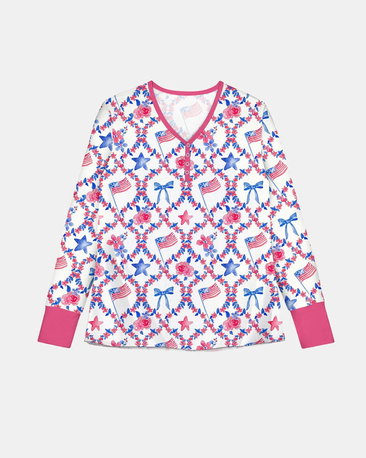 Americana Bloom Women Pajama Set