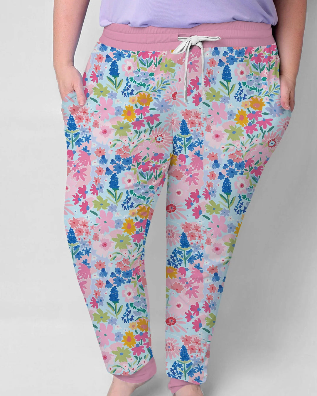 Little Flower Garden Matching Bamboo Women Pajama Set