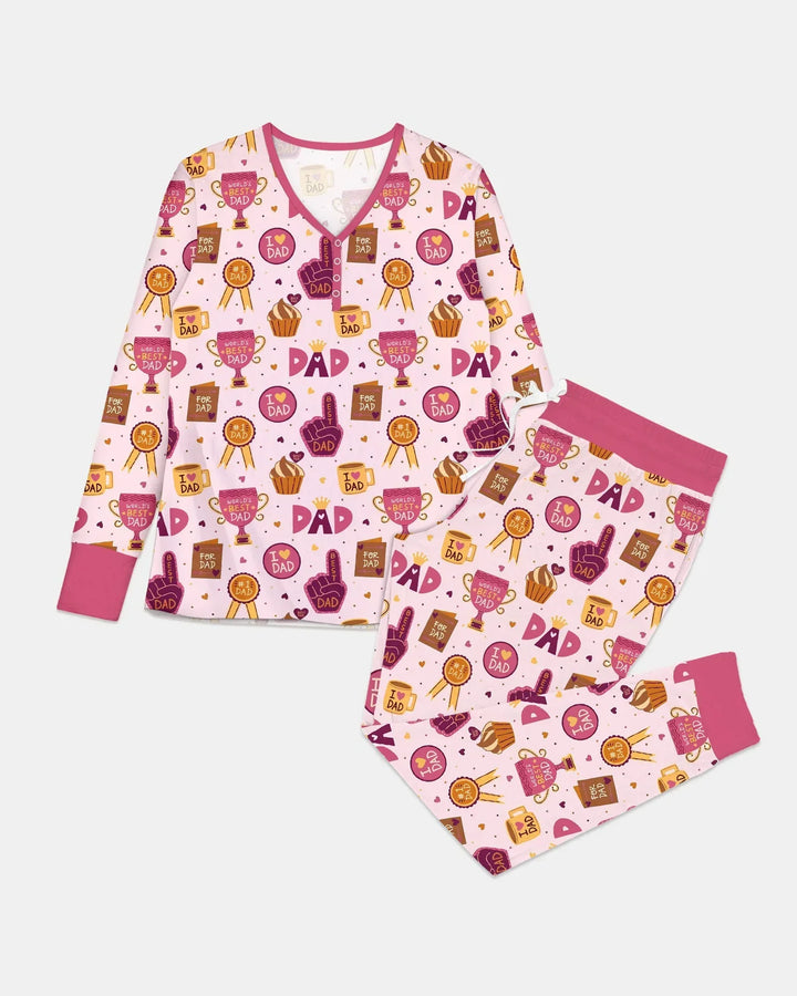 World's Best Dad Bamboo Women Pajama Set