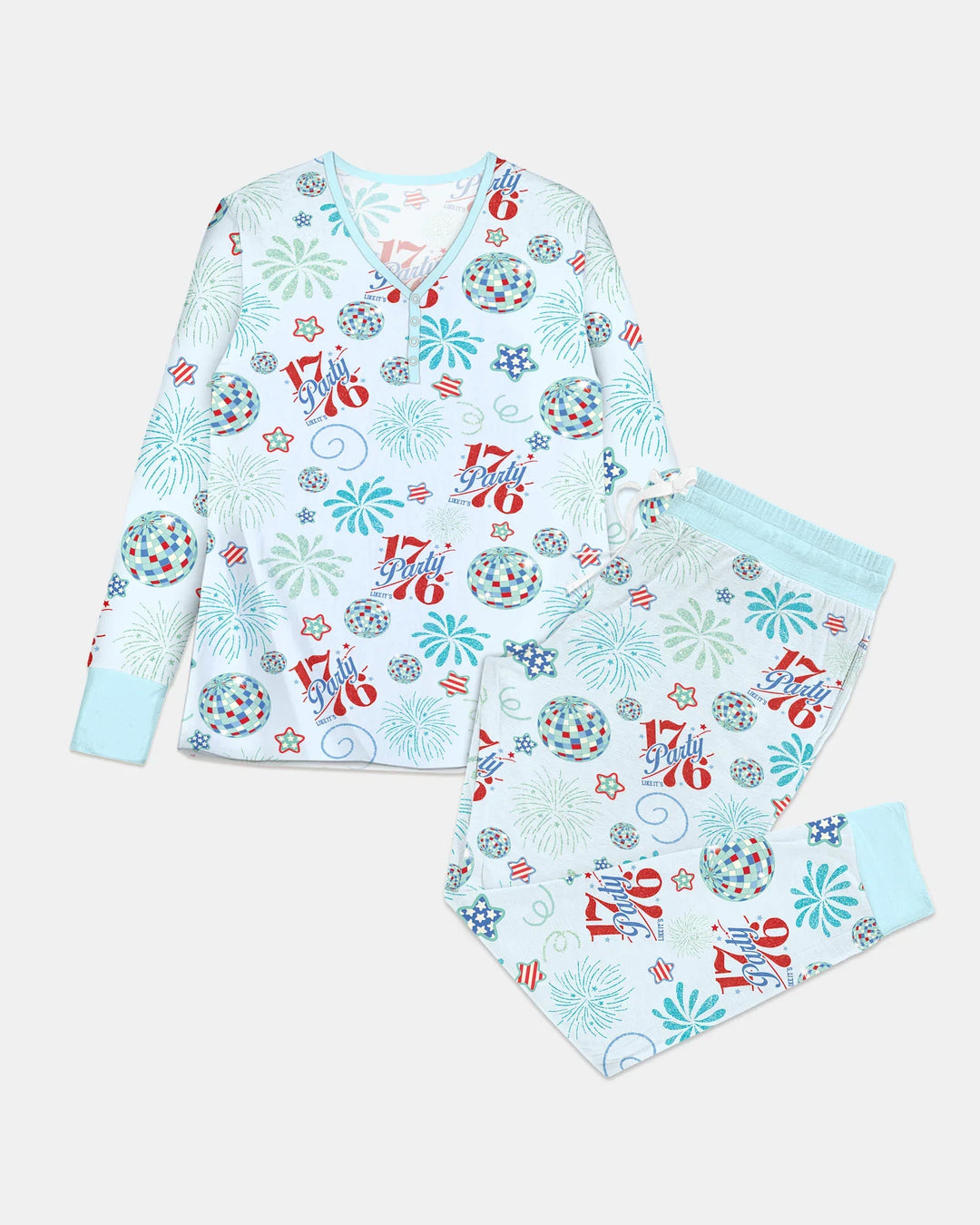 Land Of Free Family Matching Bamboo Women Pajama Set