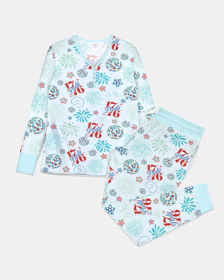 Land Of Free Family Matching Bamboo Women Pajama Set