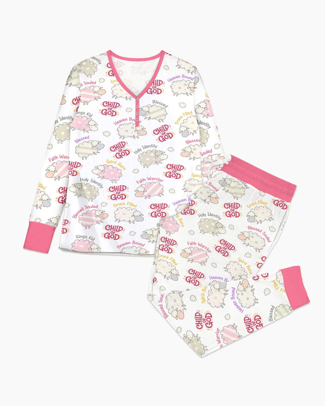 A Child Of God Girl Bamboo Women Pajama Set