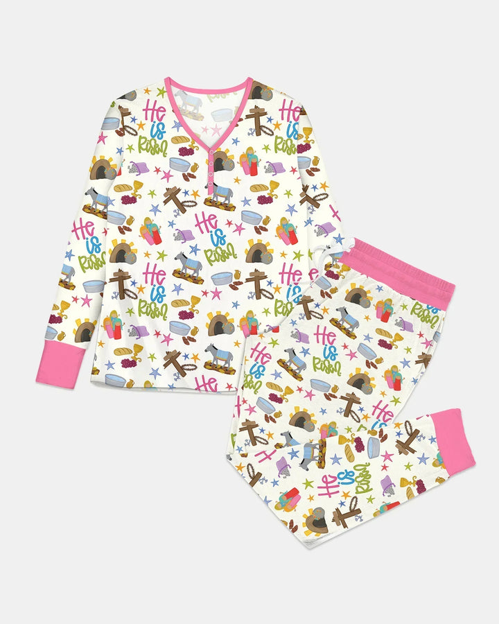 Bible Story Easter Family Matching Women Pajama Set
