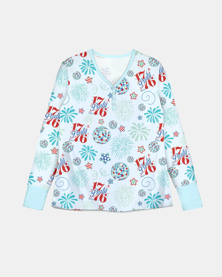 Land Of Free Family Matching Bamboo Women Pajama Set