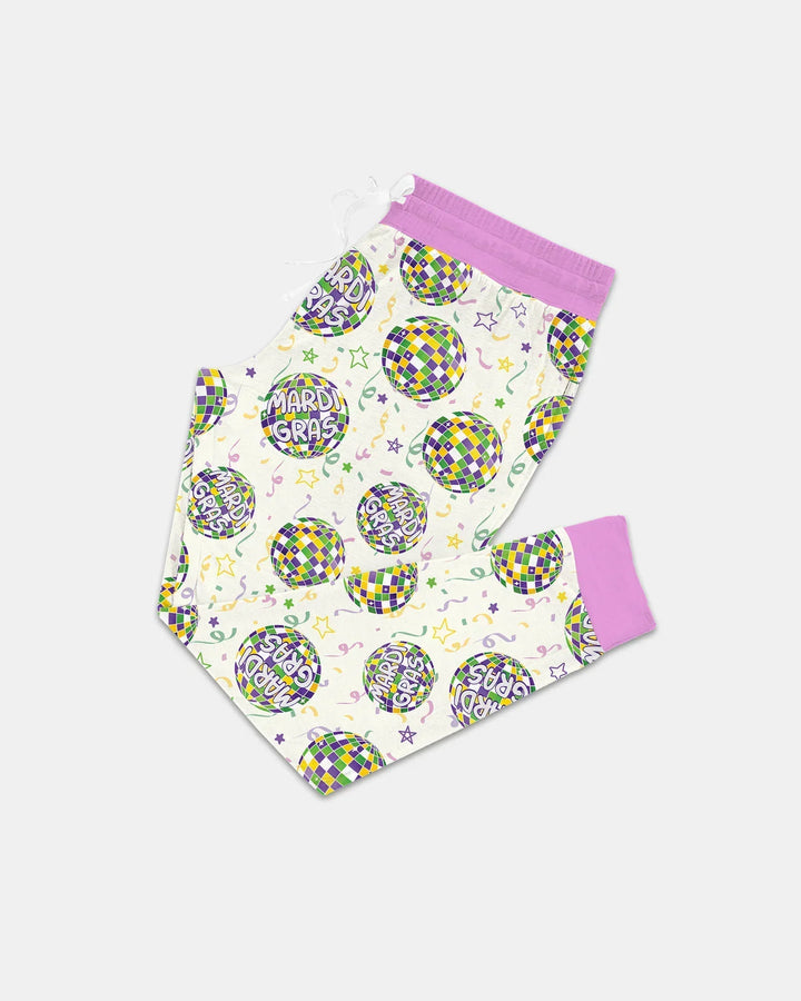 Mardi Gras Disco Ball Women Pajama Set