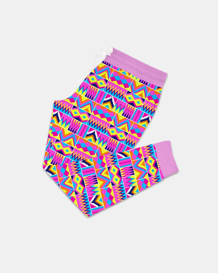 Kente Vibes Family Matching Bamboo Women Pajama Set