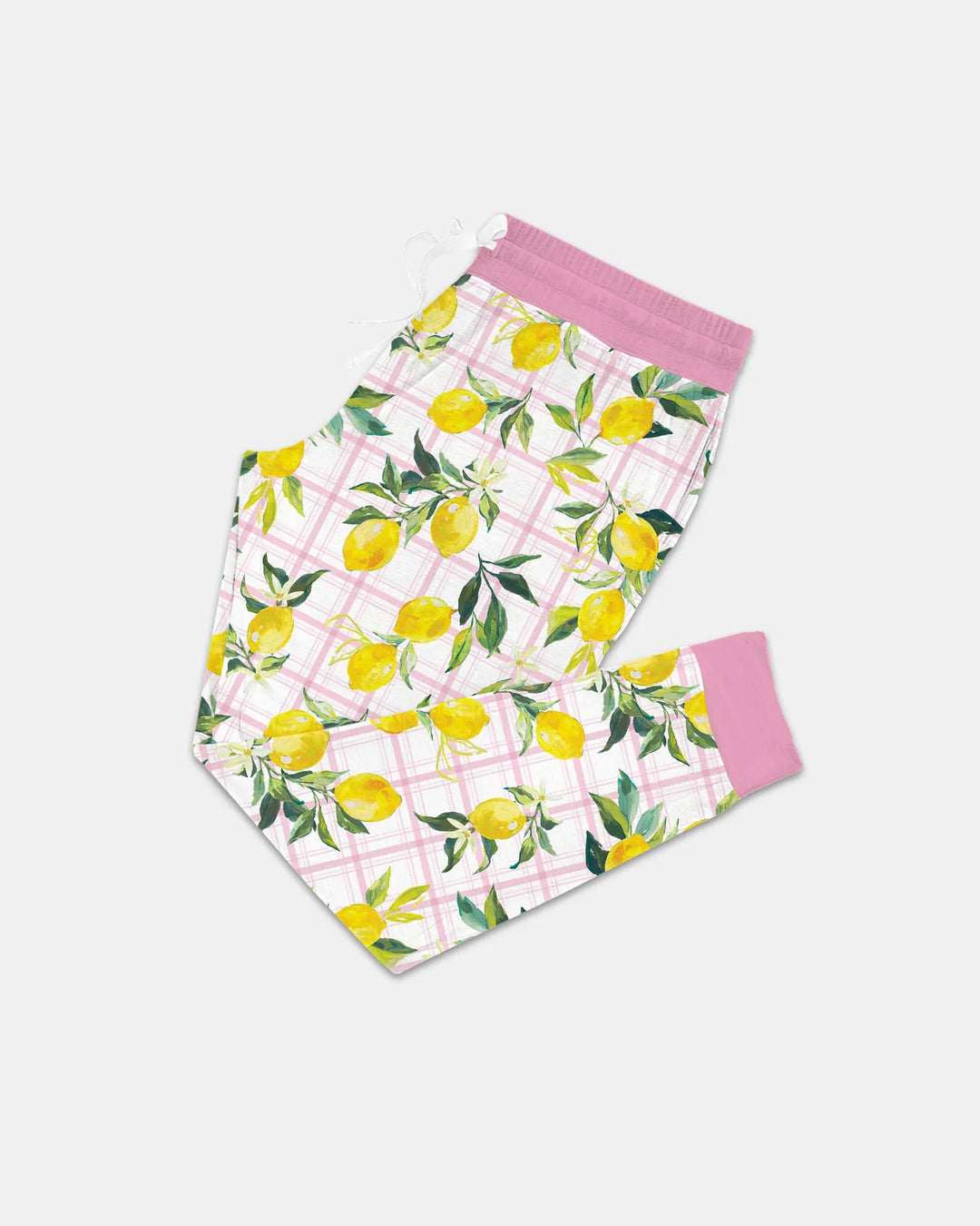 Conjunto de Pijama de Bambú para Mujer con Limones Mediterráneos a Juego para Toda la Familia