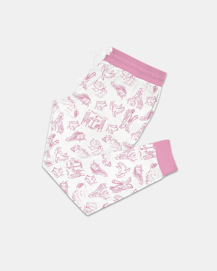 Psalm 23 Sketch Bamboo Women Pajama Set