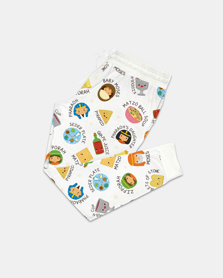 Cute Passover Characters Women Pajama Set