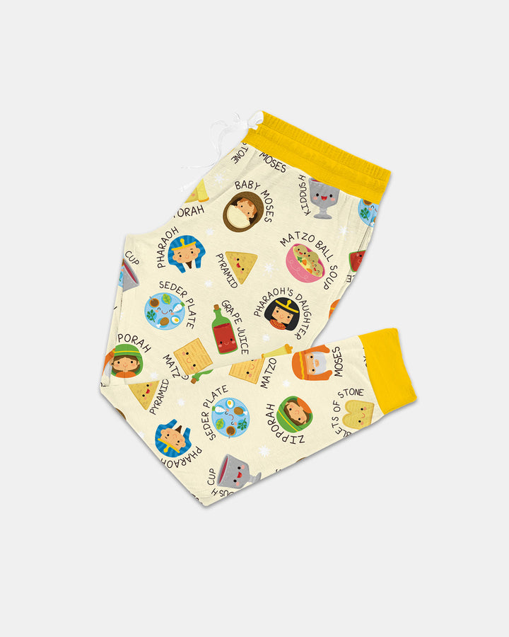 Cute Passover Characters Women Pajama Set