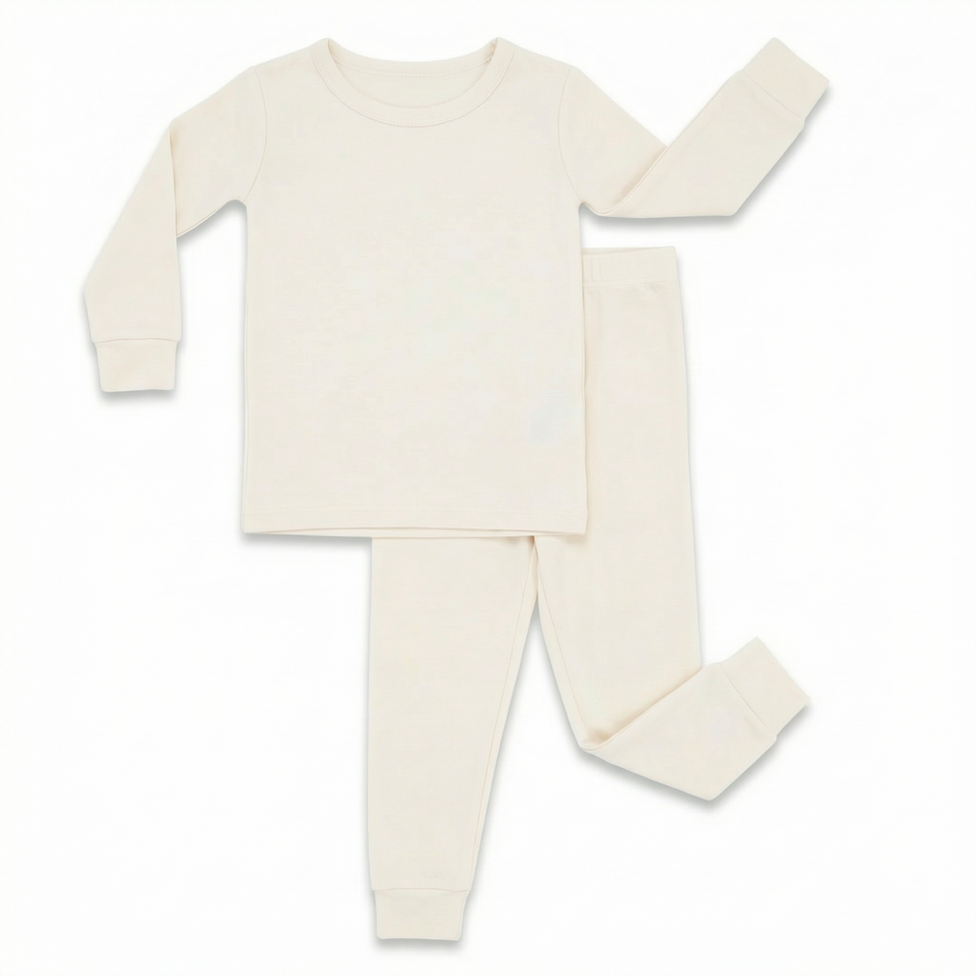 Zweiteiliges Pyjama-Set in Stahlblau