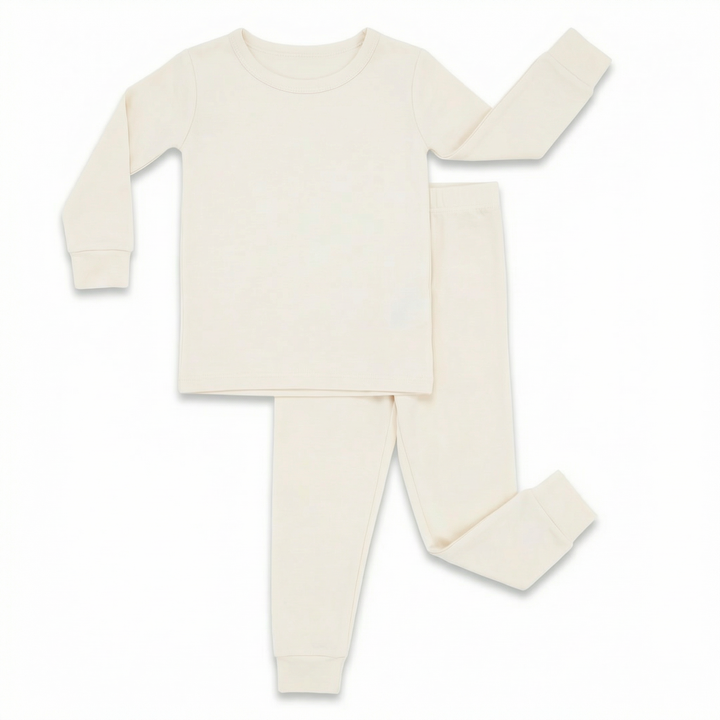 Zweiteiliges Pyjama-Set in Stahlblau