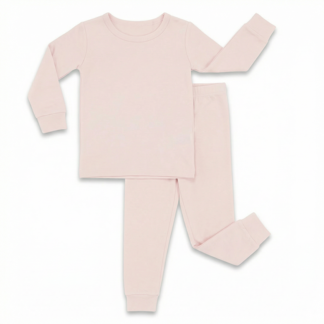 Zweiteiliges Pyjama-Set in Stahlblau