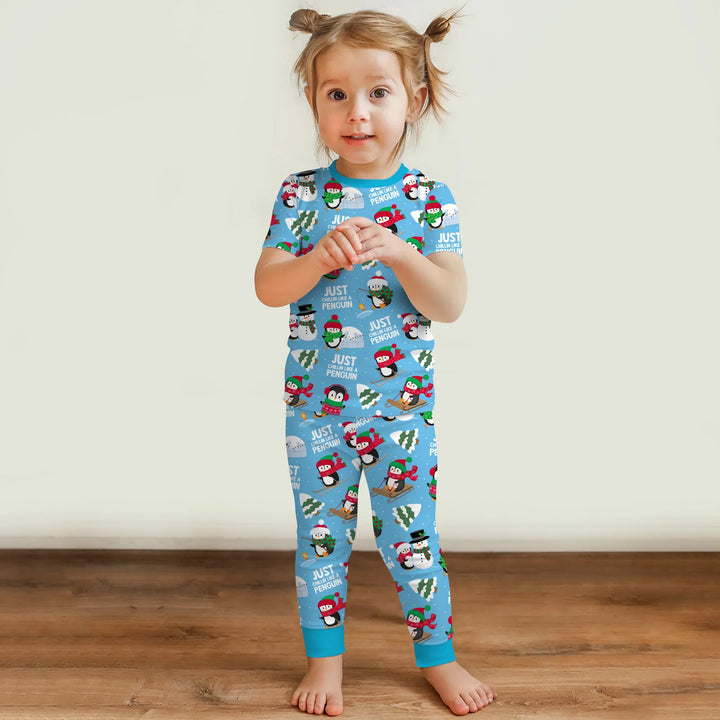 Zweiteiliges, kurzärmliges Pyjama-Set mit Marienkäfern