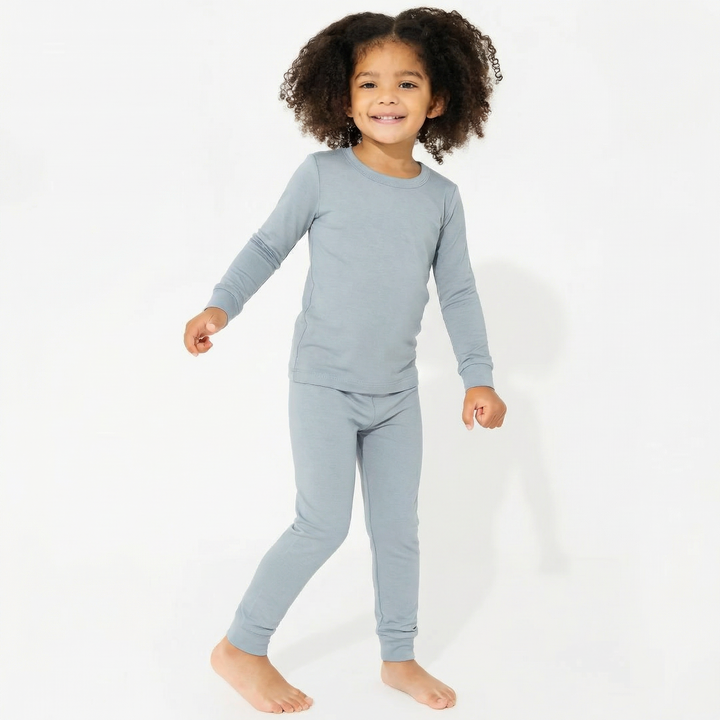 Two Piece Pajama Set In Fog