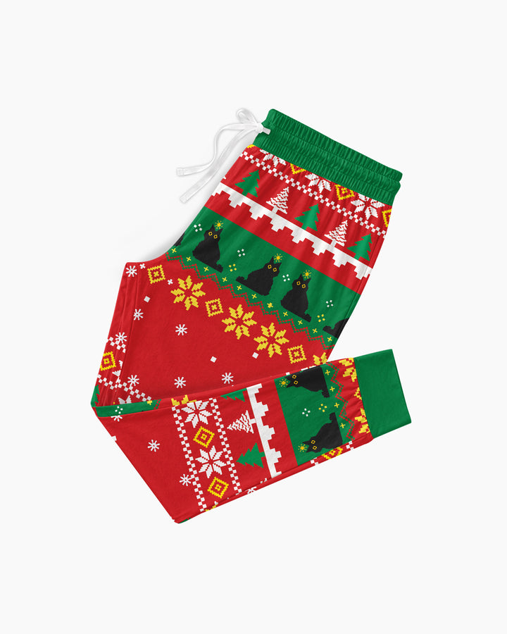 Meowy Christmas Bamboo Women Pajama Set