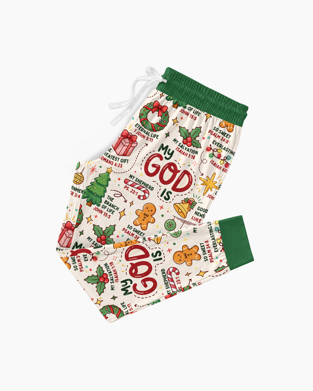 Christmas My God Is Bamboo Women Pajama Set