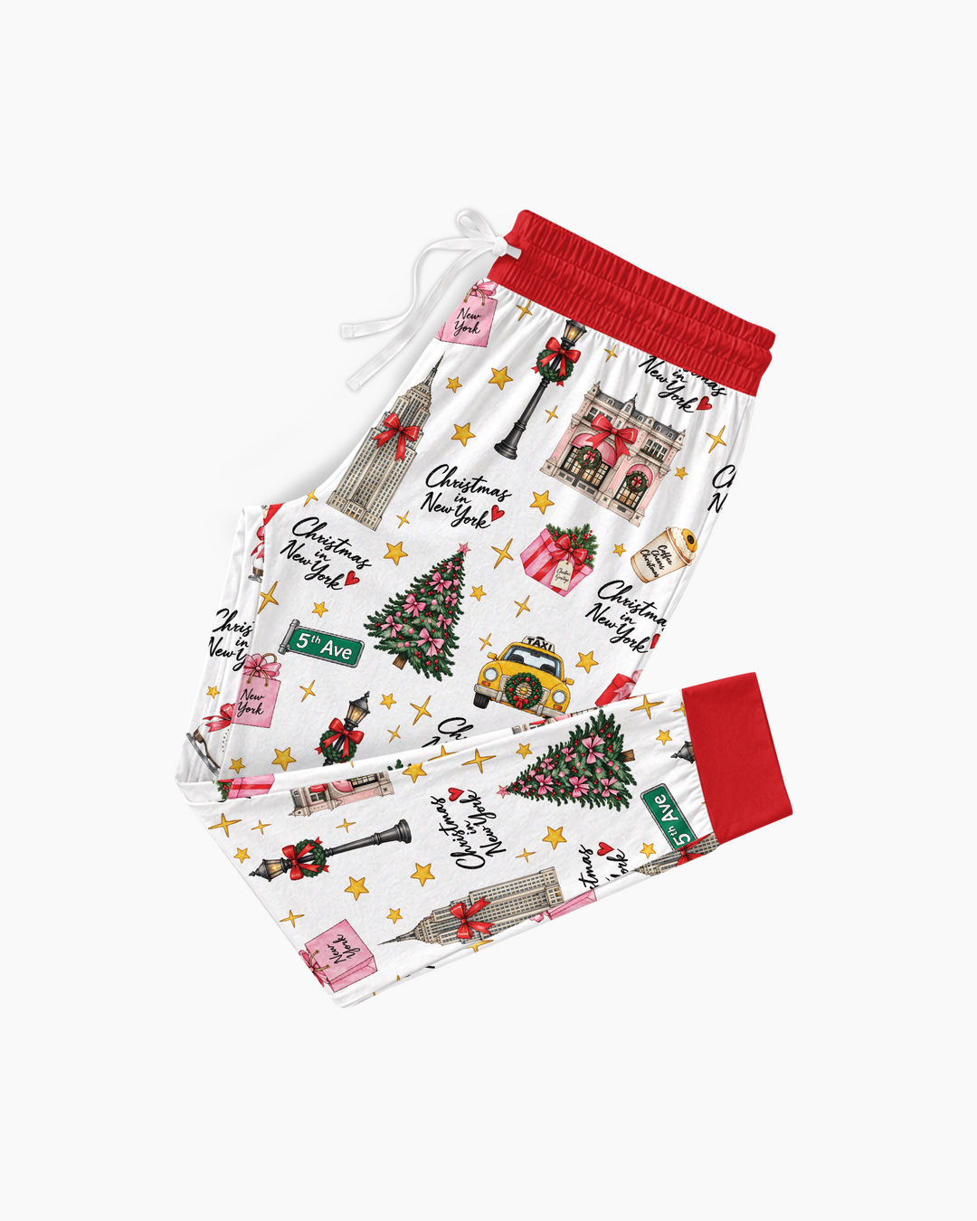 Christmas In NYC Bamboo Women Pajama Set