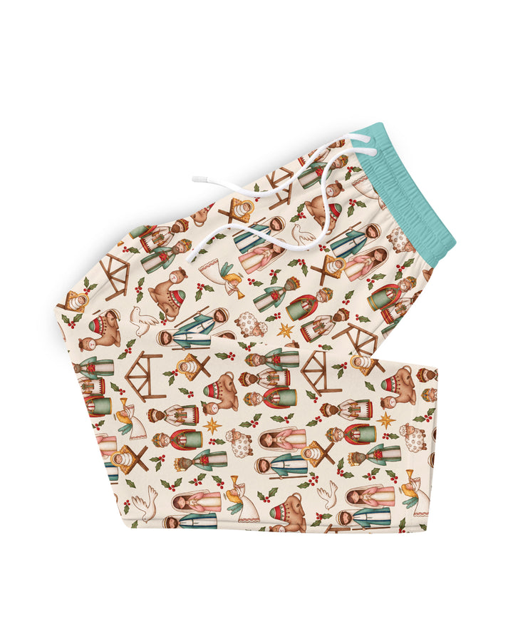 Holy Night Nativity Bamboo Men's Pajama Set
