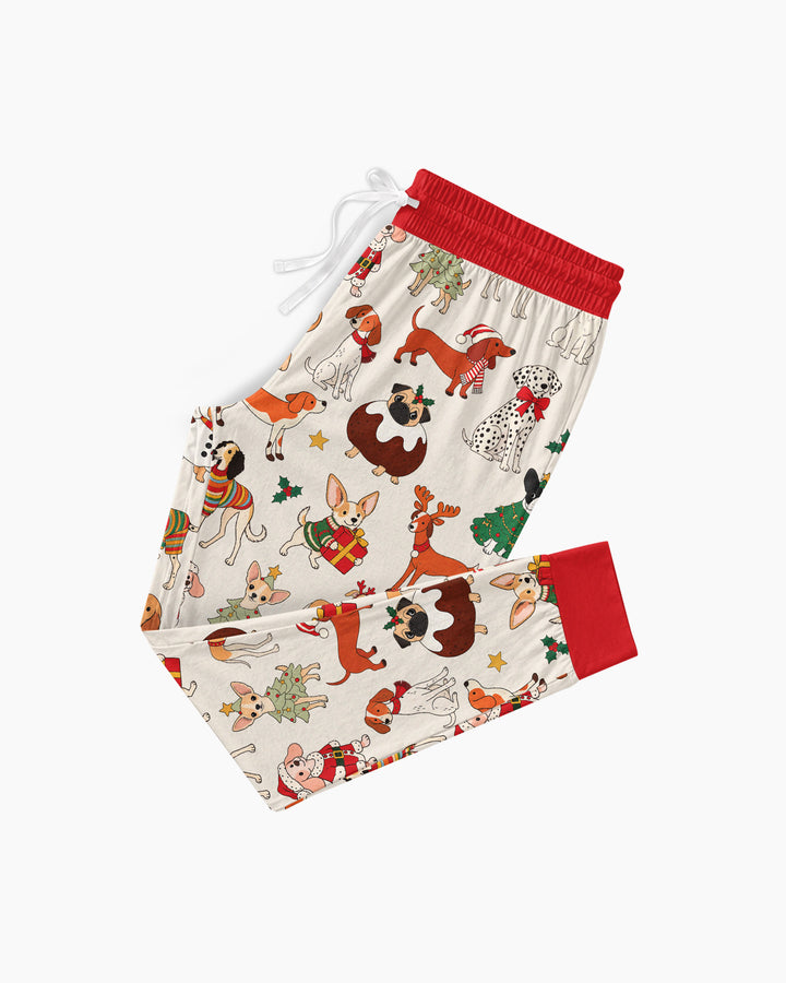 Santa Paws Parade Bamboo Women Pajama Set