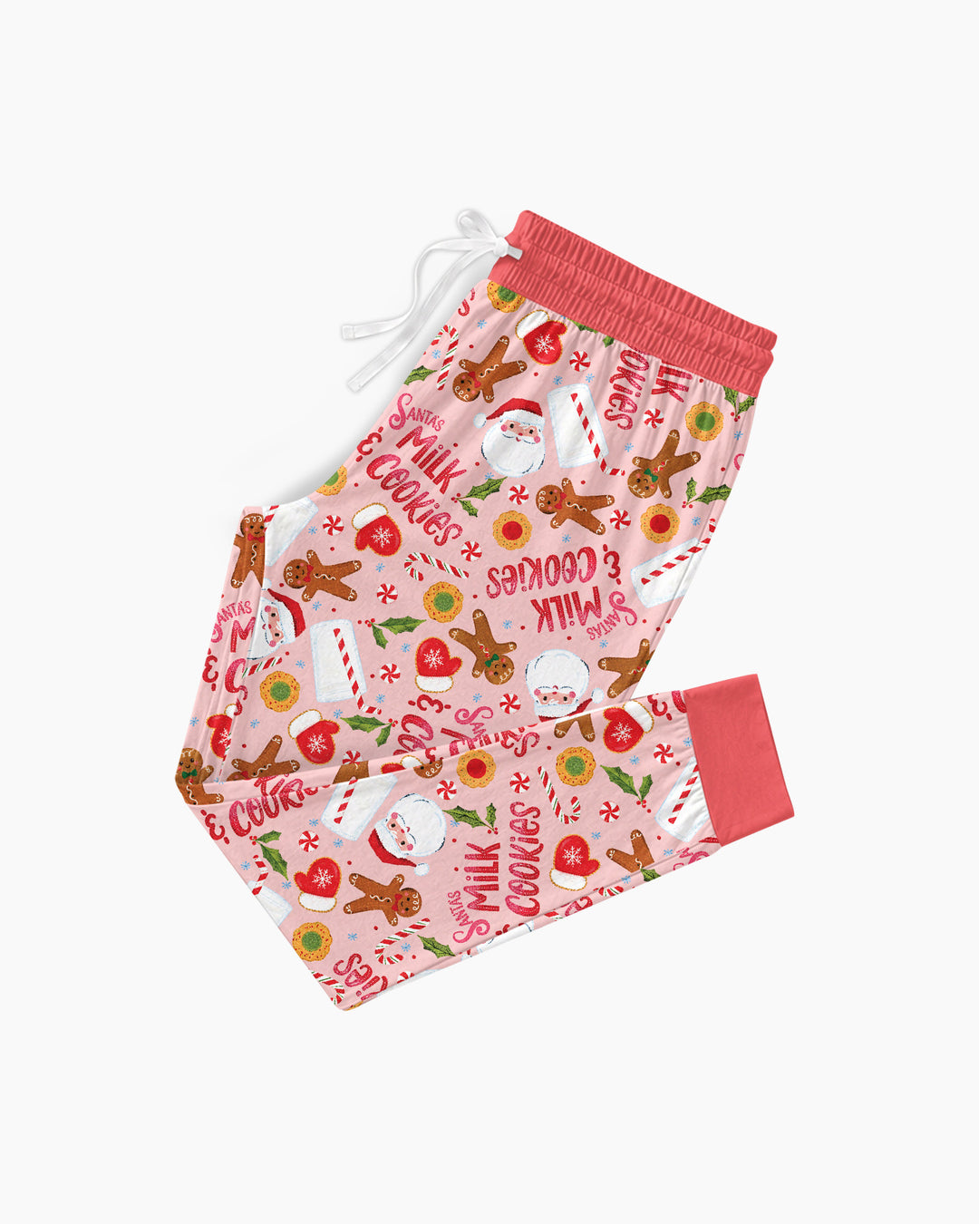 Santas, Milk and Cookies Bamboo Women Pajama Set