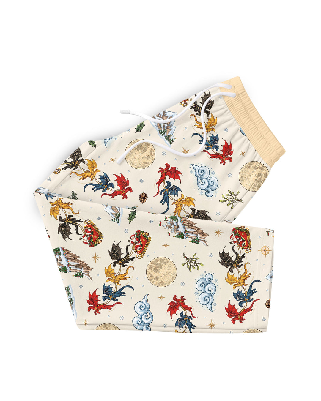 Fourth Wing Christmas Bamboo Men's Pajama Set
