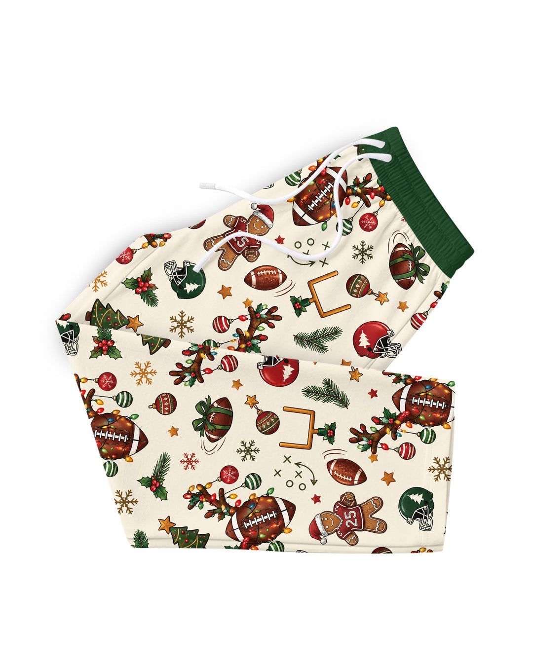 Football Christmas Merry Kickmas Bamboo Men's Pajama Set