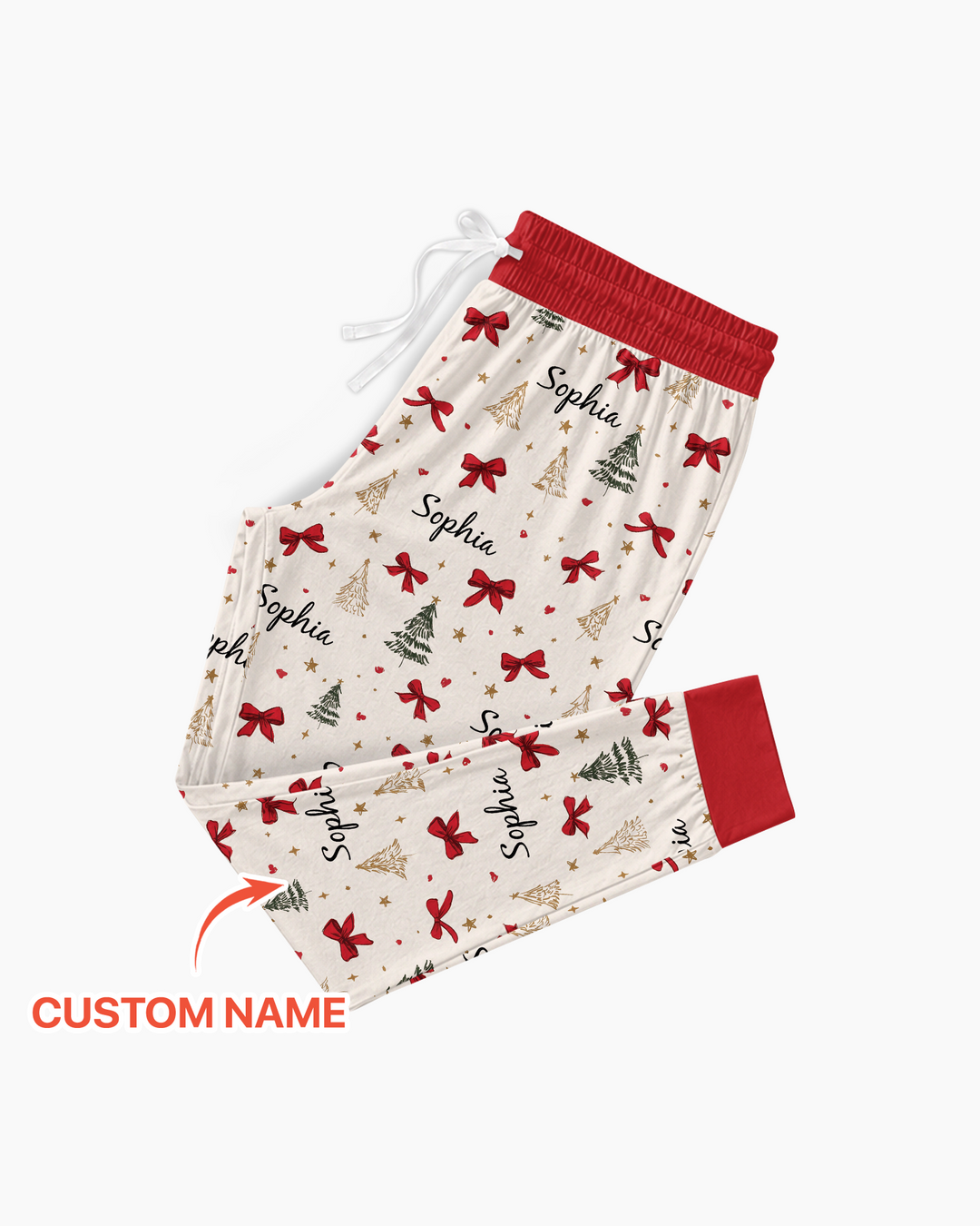 Every Knee Shall Bow Custom Name Mommy And Me Matching Bamboo Women Pajama Set