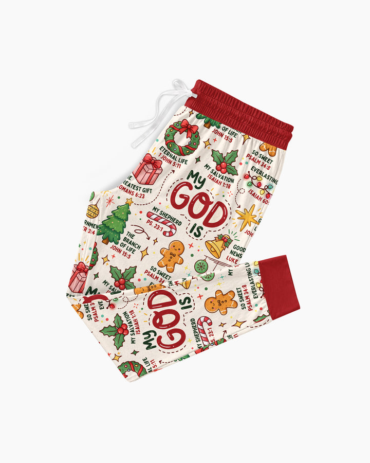 Christmas My God Is Bamboo Women Pajama Set