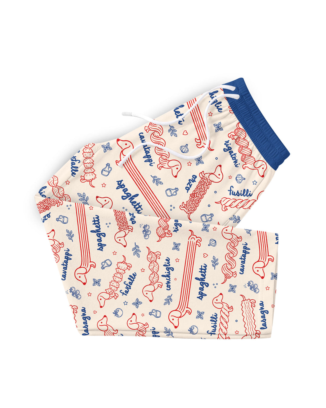 Dachshund Spagetti Bamboo Men's Pajama Set