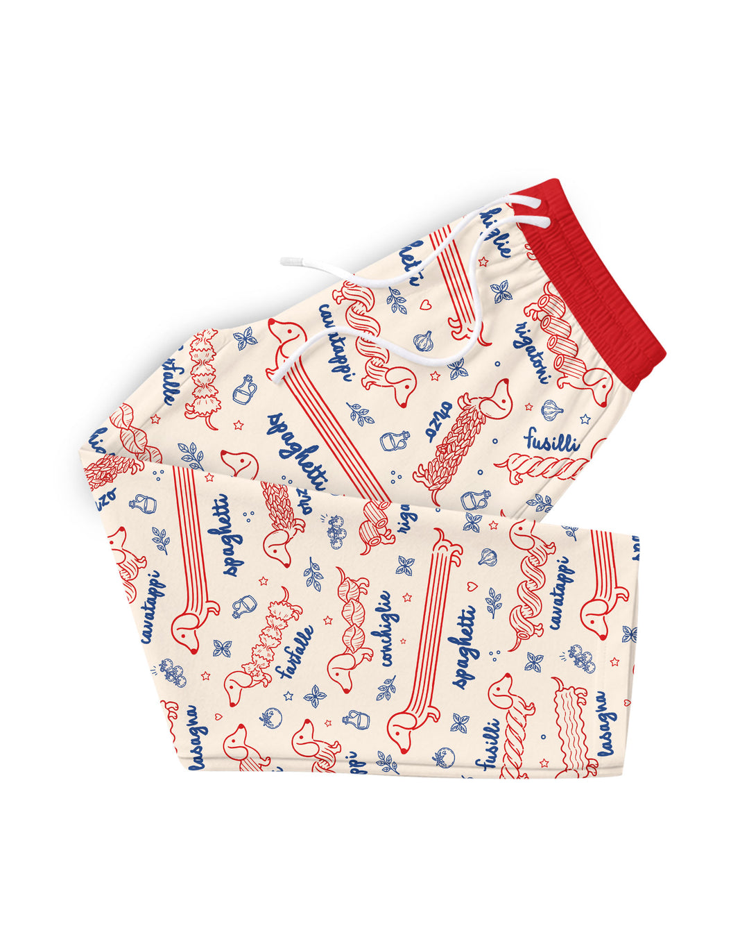 Dachshund Spagetti Bamboo Men's Pajama Set