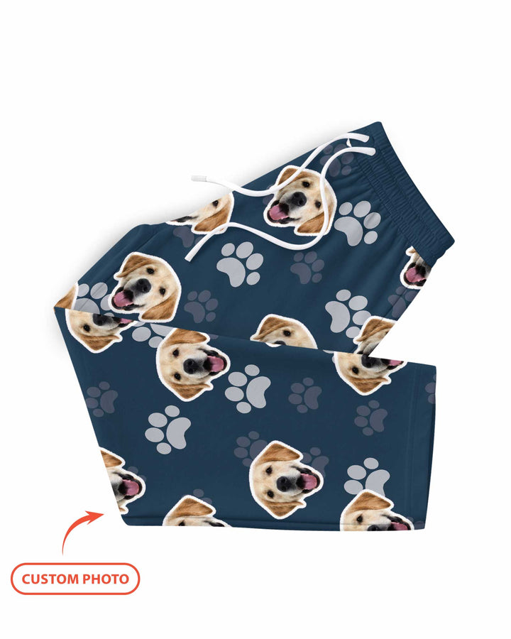 Personalized Dog & Cat Photo Bamboo Men's Pajama Set