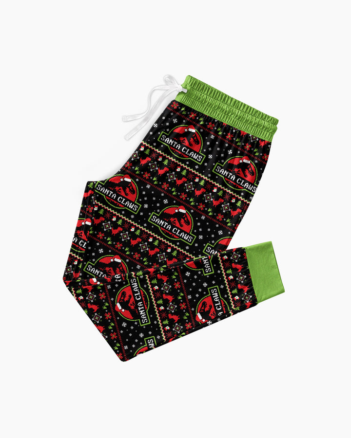 Santa Claws Christmas Bamboo Women Pajama Set