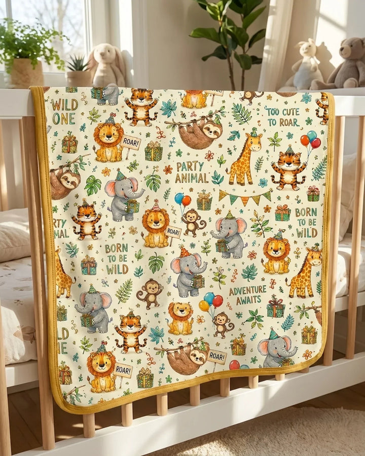 Party Animal Bamboo Blanket