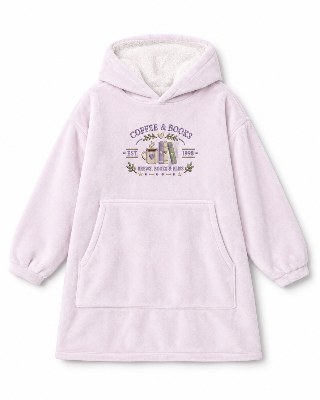 Plantilla de Sudadera Manta de Bambú Personalizada