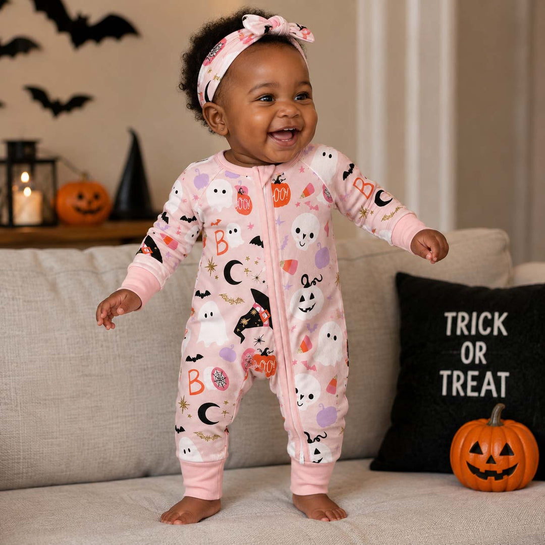 Pastel Halloween Magic Bamboo Convertible Zippy