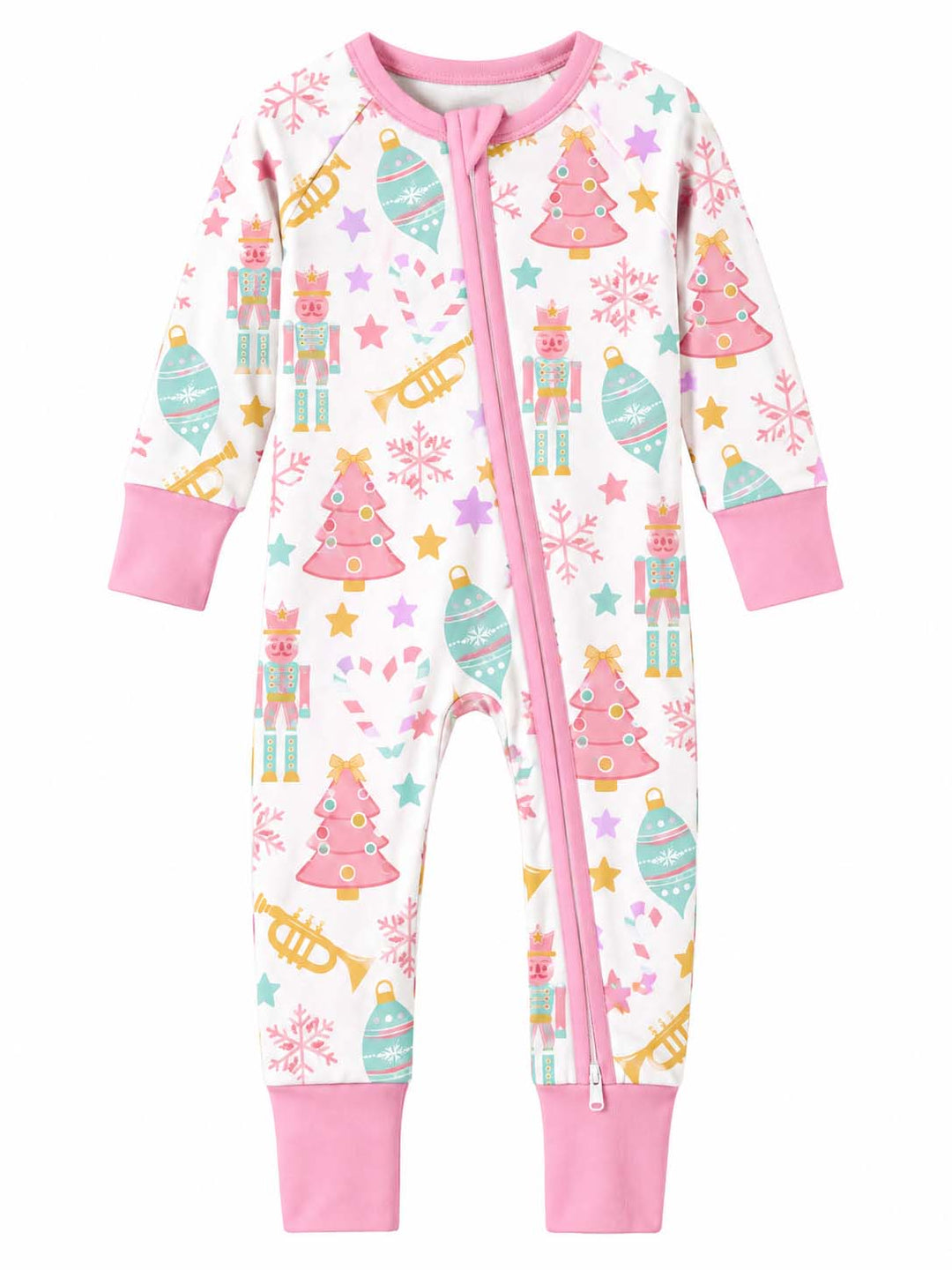 Pastel Nutcracker Christmas Bamboo Convertible Zippy