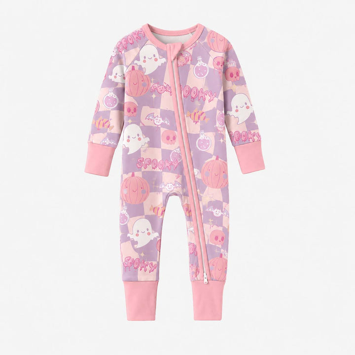 Pastel Spooky Friends Bamboo Convertible Zippy