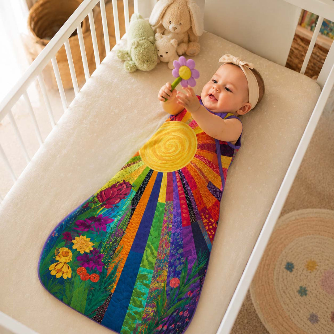Patchwork Sunshine Garden Bamboo Sleep Bag