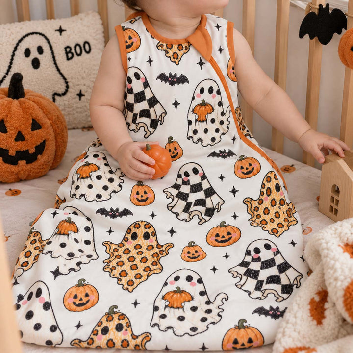 Patterned Ghost Halloween Bamboo Sleep Bag