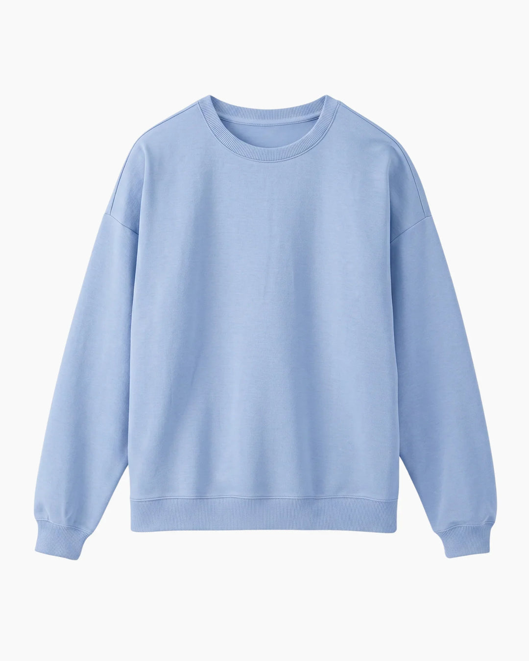 Solid Color Bamboo Adult Crewneck Sweatshirt