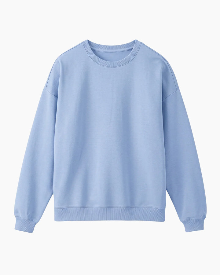 Solid Color Bamboo Adult Crewneck Sweatshirt