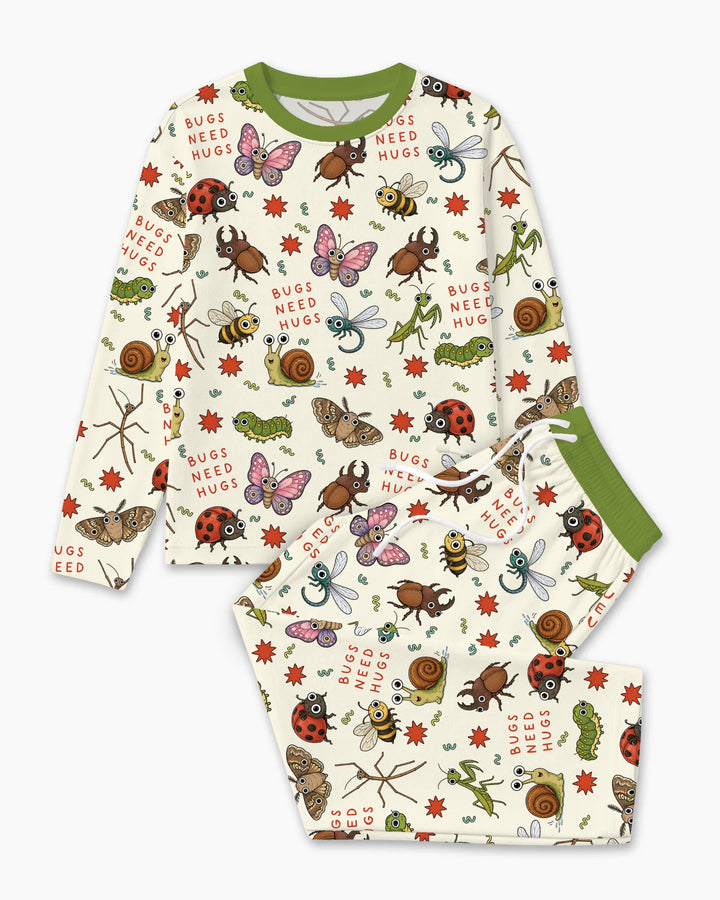 Bugs Need Hug Bamboo Men's Pajama Set