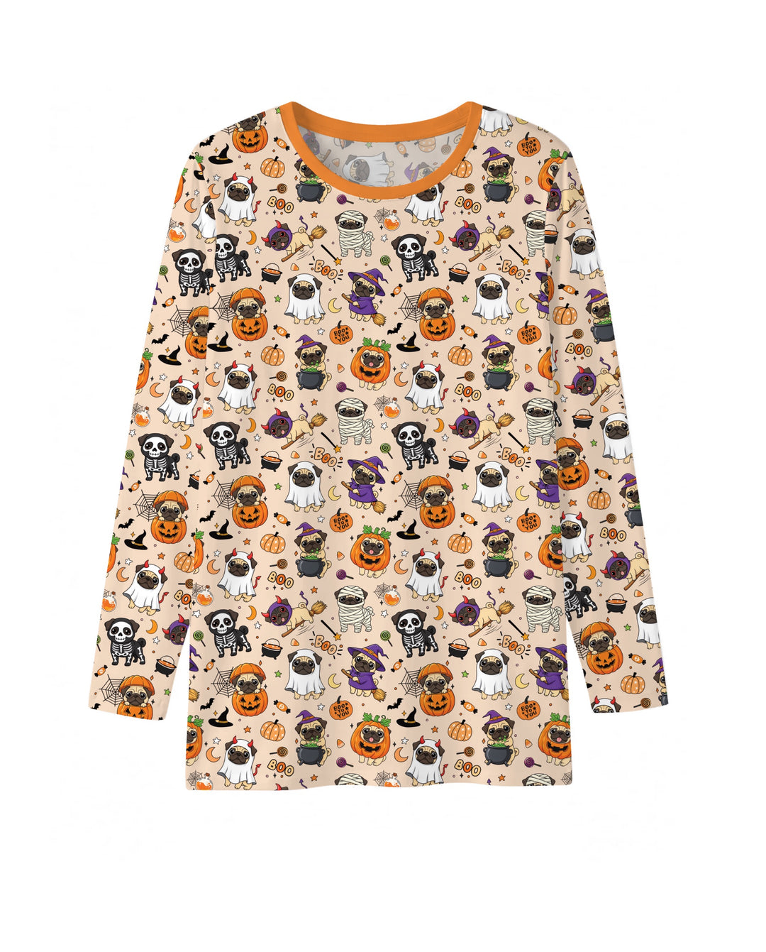 Spooky Pug Bamboo Men's Pajama Set