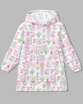 Cracks, Dots & Bams Mommy & Me Matching Bamboo Blanket Hoodie